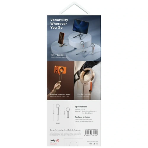 Uchwyt magnetyczny UNIQ Arcus TriPod Stand czarny