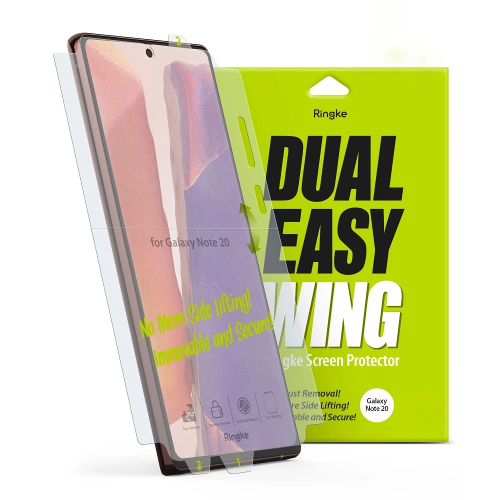 Hurtownia GSM - Hydrogelová fólie Ringke Dual Easy Wing Full Cover Samsung Galaxy Note 20 [2 PACK] - RGK1232 - {ean13} - Hurt