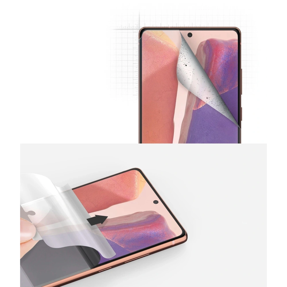 Hurtownia GSM - Hydrogelová fólie Ringke Dual Easy Wing Full Cover Samsung Galaxy Note 20 [2 PACK] - RGK1232 - {ean13} - Hurt