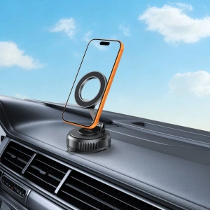 Uchwyt samochodowy Tech-Protect N61 Magnetic MagSafe Windshield & Dashboard Car Mount Black