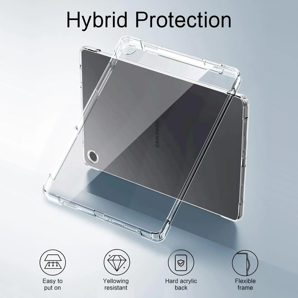 Etui Tech-Protect Flexair do Samsung Galaxy Tab A9 / A11 8.7 X110 / X115 / X133 / X135 Clear