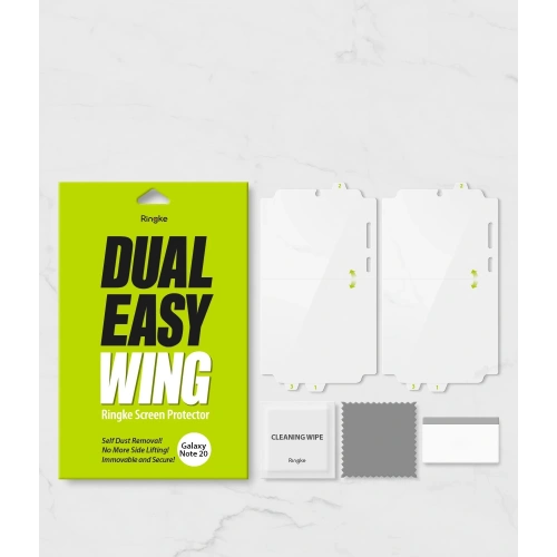 Folia hydrożelowa Ringke Dual Easy Wing Full Cover Samsung Galaxy Note 20 [2 PACK]