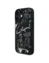 Etui Karl Lagerfeld Grained Pattern & Logo MagSafe do Apple iPhone 16 czarny