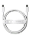 Kabel Empower by PanzerGlass Racing 60W USB-C / USB-C 2m srebrno-biały