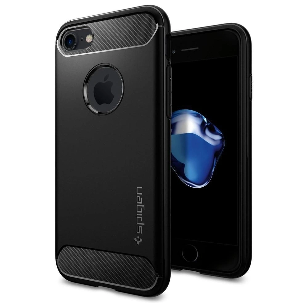 Hurtownia GSM - Etui Spigen Rugged Armor Apple iPhone 8/7 Black - SPN1221BLK - {ean13} - Hurt