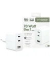 Ładowarka sieciowa Empower by PanzerGlass Turbo 70W 2xUSB-C USB-A srebrno-biały
