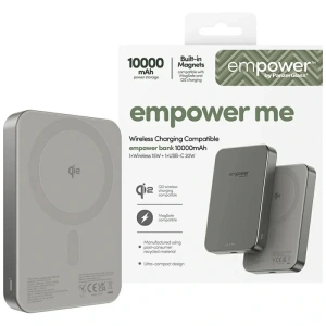 Powerbank Empower by PanzerGlass Bank 10000mAh tytanowy