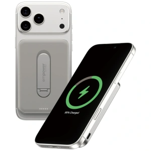 Powerbank Empower by PanzerGlass Bank w. Spin Stand 5000mAh tytanowy