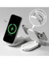 Ładowarka bezprzewodowa Ringke Qi2.2 25w 3in1 Magnetic MagSafe Wireless Folding Charger White