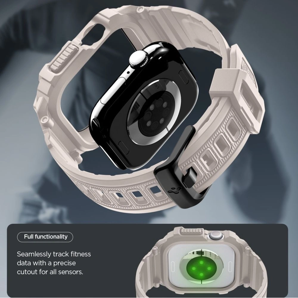 Etui Spigen Rugged Armor Pro V2 do Apple Watch 10 / 11 46mm Dune Beige