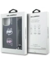 Etui Karl Lagerfeld IML Crossbody Karl&Choupette Head do Apple iPhone 16 Pro czarny