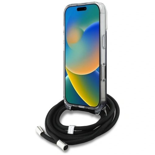 Etui Karl Lagerfeld IML Crossbody Karl&Choupette Head do Apple iPhone 16 Pro Max czarny