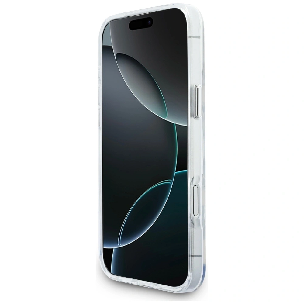 Etui Karl Lagerfeld IML Peekaboo MagSafe do Apple iPhone 17 Pro Max transparent