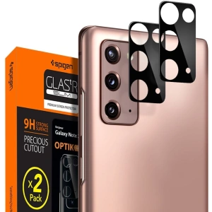Hurtownia GSM - Gehärtetes Glas für die Spigen Full Cover Kamera Linse Samsung Galaxy Note 20 Schwarz - SPN1222BLK - {ean13} - Hurt