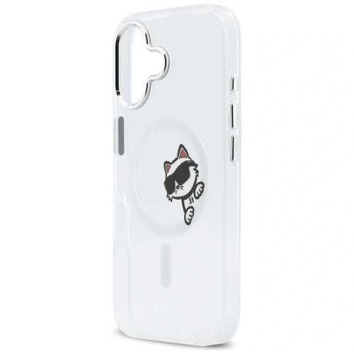 Etui Karl Lagerfeld IML Peekaboo MagSafe do Apple iPhone 17 transparent