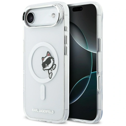 Etui Karl Lagerfeld IML Peekaboo MagSafe do Apple iPhone Air transparent