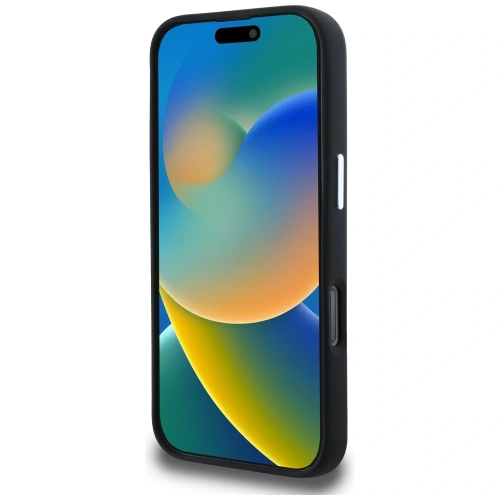 Etui Karl Lagerfeld Silicone Karl&Choupette Sketch MagSafe do Apple iPhone 16 Pro czarny