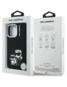 Etui Karl Lagerfeld Silicone Karl&Choupette Sketch MagSafe do Apple iPhone 16 Pro Max czarny
