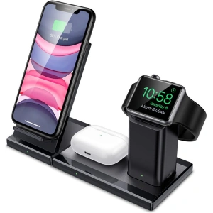 Statie de încărcare 3w1 ESR Wireless Charging Station Black