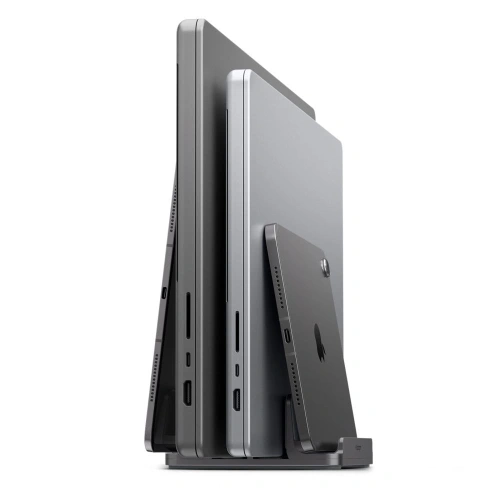 Organizer biurkowy Spigen LD208S4 Vertical Laptop Stand Space Grey