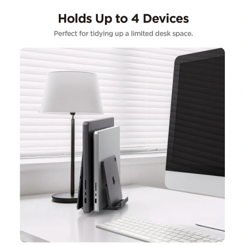 Organizer biurkowy Spigen LD208S4 Vertical Laptop Stand Space Grey