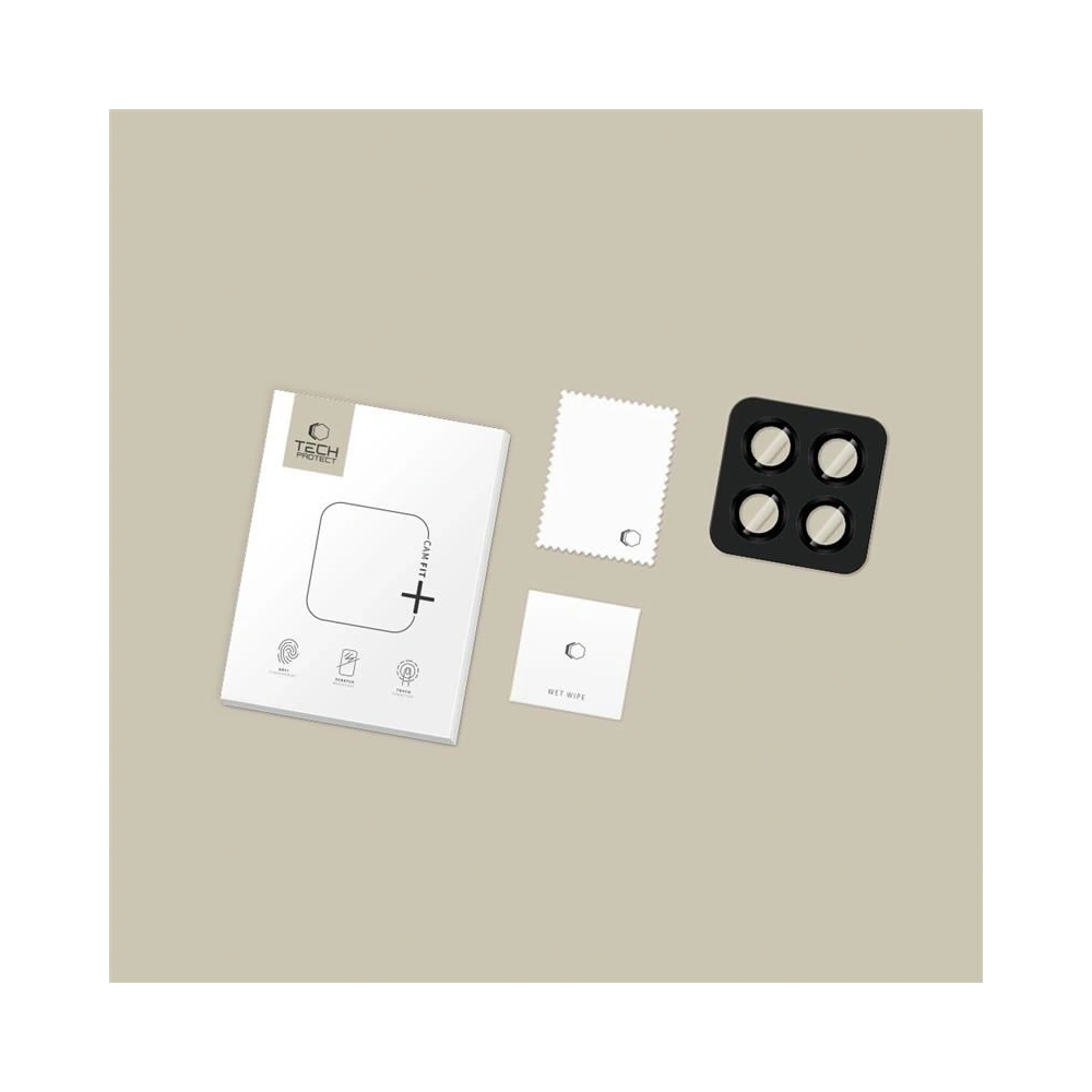 Osłona aparatu Tech Protect Camring Fit+ do Xiaomi Redmi Note 15 Pro 5G / 15 Pro+ Plus 5G Black