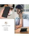 Etui z klapką Tech-Protect Wallet do Xiaomi Redmi Note 15 Pro 5G Matte Black