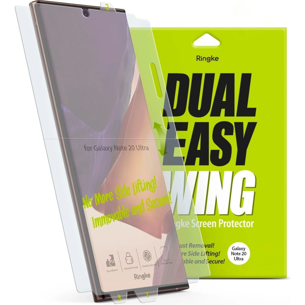 Hurtownia GSM - Hydrogelová fólie Ringke Dual Easy Wing Full Cover Samsung Galaxy Note 20 Ultra [2 PACK] - RGK1235 - {ean13} - Hurt