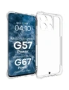Elastyczne etui + 2x folia na ekran Bizon Case Clear Pack do Motorola Moto G57 Power / G67 Power