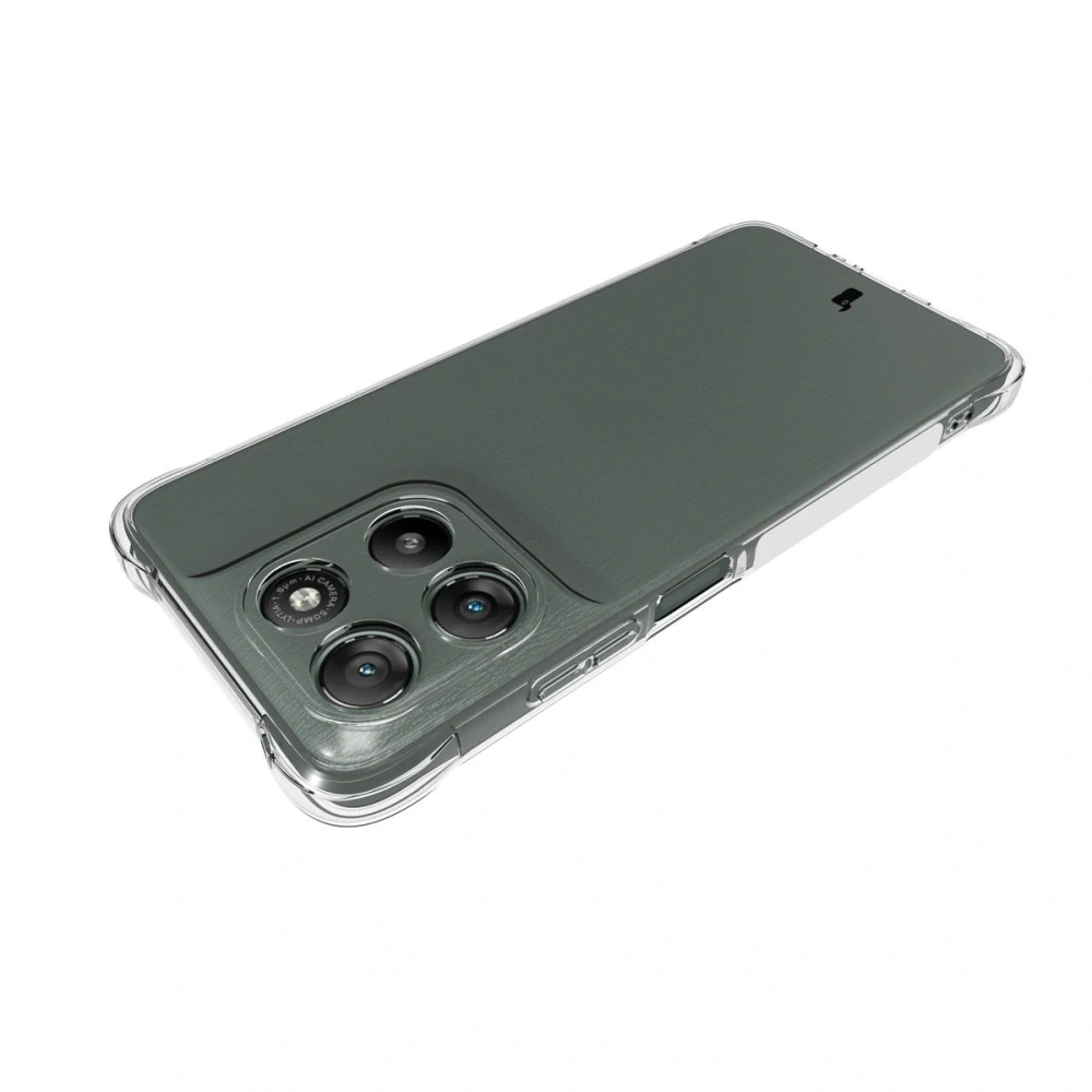 Elastyczne etui + 2x folia na ekran Bizon Case Clear Pack do Motorola Moto G57 Power / G67 Power