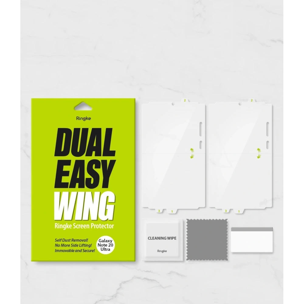 Hurtownia GSM - Hydrogelová fólie Ringke Dual Easy Wing Full Cover Samsung Galaxy Note 20 Ultra [2 PACK] - RGK1235 - {ean13} - Hurt