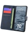Etui z klapką Bizon Case Pocket do Motorola Edge 70 granatowe