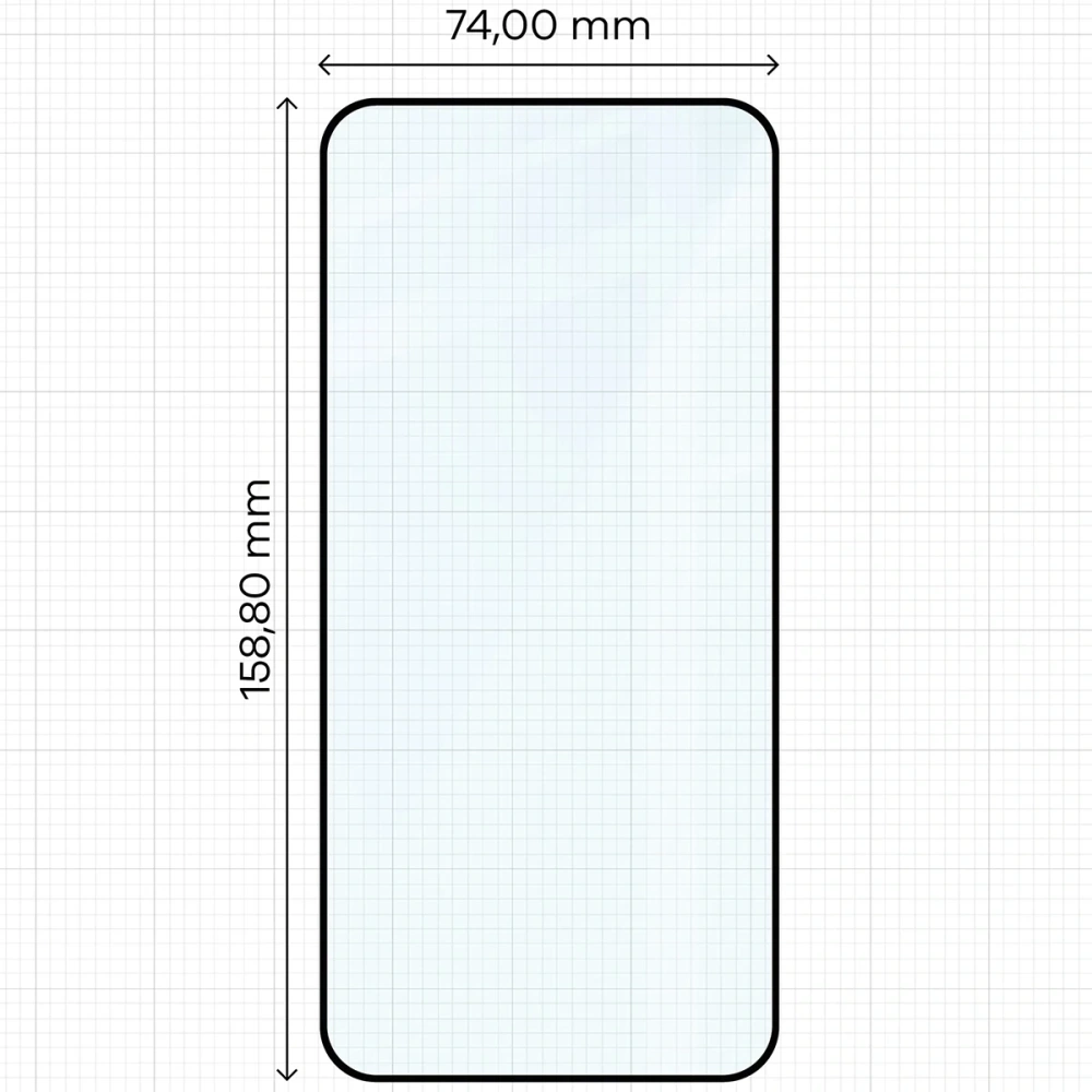 Szkło hartowane Bizon Glass Edge 2 do Xiaomi Redmi Note 15 Pro 4G czarna ramka