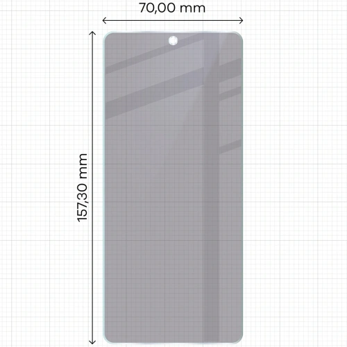 Prywatyzujące szkło hybrydowe Bizon Glass Mule Shadow do OnePlus Nord 4 matowe