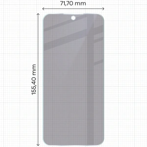 Prywatyzujące szkło hybrydowe Bizon Glass Mule Shadow do Oppo Reno 14 matowe