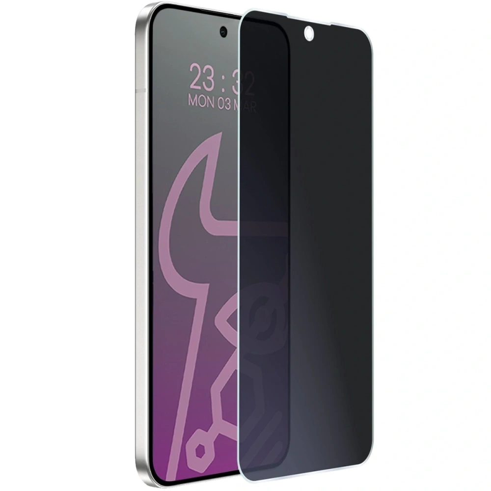 Prywatyzujące szkło hybrydowe Bizon Glass Mule Shadow do Oppo Reno 14 matowe