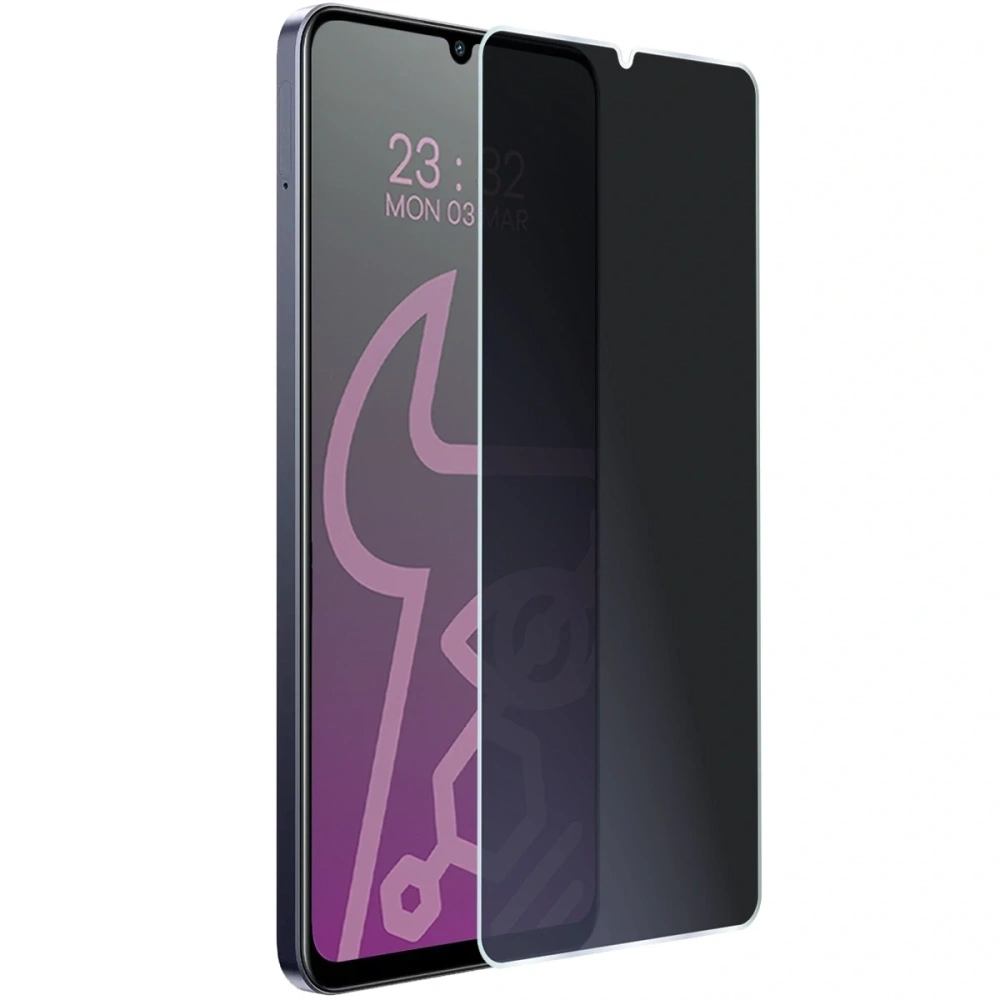 Prywatyzujące szkło hybrydowe Bizon Glass Mule Shadow do Realme Note 60 matowe