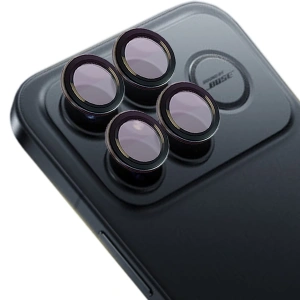 Szkło na aparat Bizon Glass Snap Lens do Xiaomi POCO F8 Ultra czarna ramka