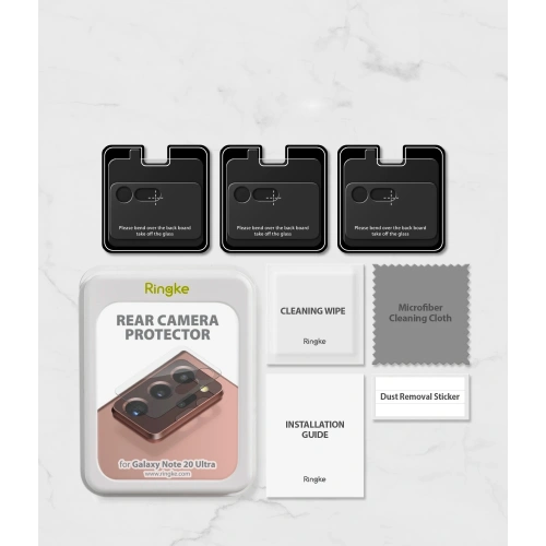 Szkło hartowane na aparat Ringke Camera Glass Samsung Galaxy Note 20 Ultra [3 PACK]