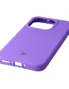 Silikonowe etui Bizon Soft Case do OnePlus 15 fioletowe