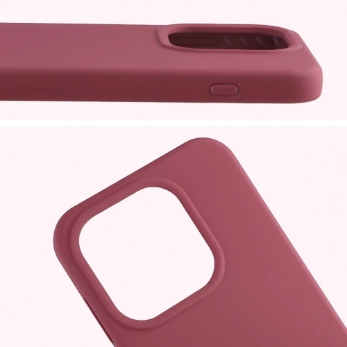 Silikonowe etui Bizon Soft Case do OnePlus 15 ciemnofioletowe