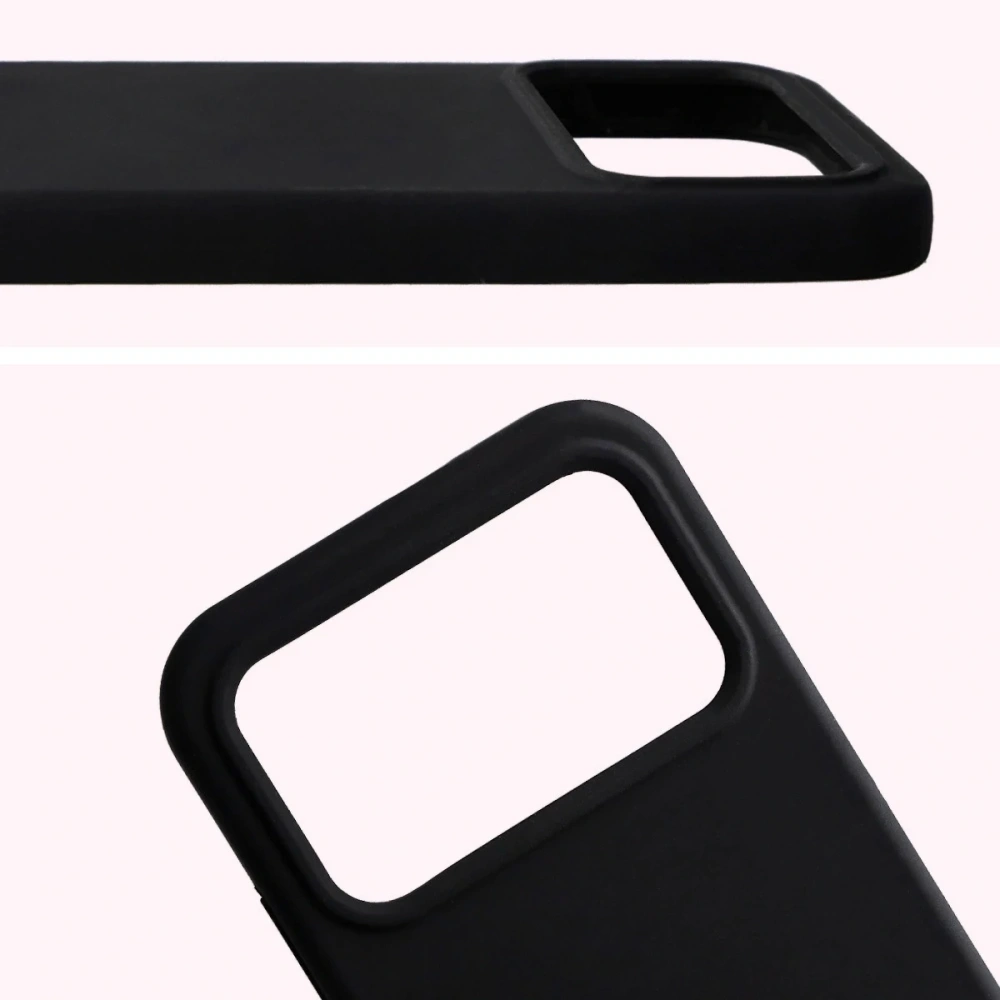 Silikonowe etui Bizon Soft Case do Xiaomi POCO F8 Pro czarne