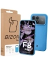 Silikonowe etui Bizon Soft Case do Xiaomi POCO F8 Pro niebieskie