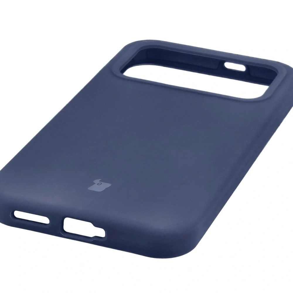 Silikonowe etui Bizon Soft Case do Xiaomi POCO F8 Pro ciemnoniebieskie