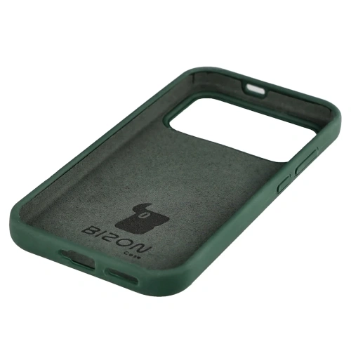 Silikonowe etui Bizon Soft Case do Xiaomi POCO F8 Pro ciemnozielone