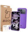Silikonowe etui Bizon Soft Case do Xiaomi POCO F8 Pro fioletowe