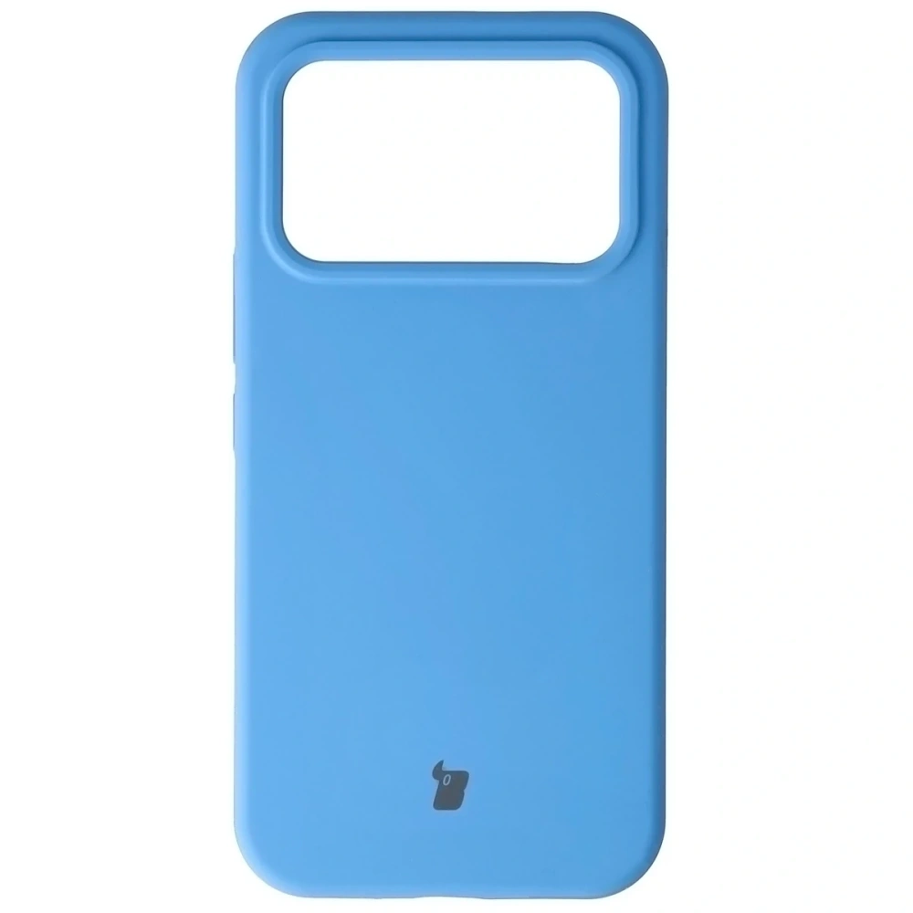 Silikonowe etui Bizon Soft Case do Xiaomi POCO F8 Ultra niebieskie
