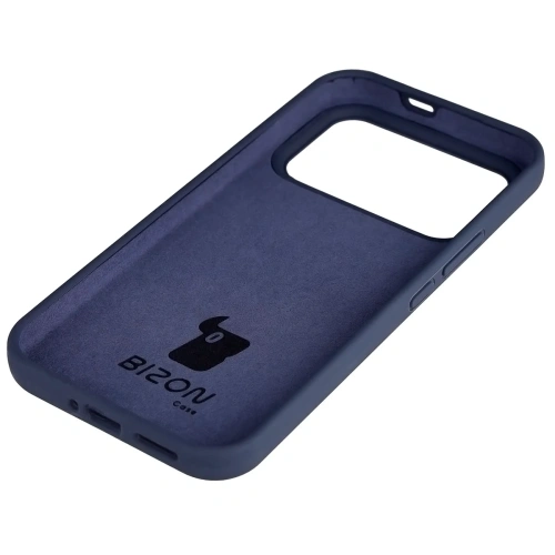 Silikonowe etui Bizon Soft Case do Xiaomi POCO F8 Ultra ciemnoniebieskie