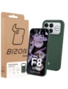 Silikonowe etui Bizon Soft Case do Xiaomi POCO F8 Ultra ciemnozielone