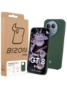 Silikonowe etui Bizon Soft Case do Realme GT 8 Pro ciemnozielone